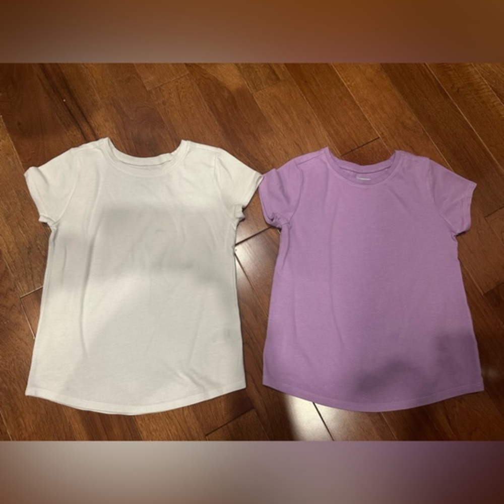White and Purple T-Shirts